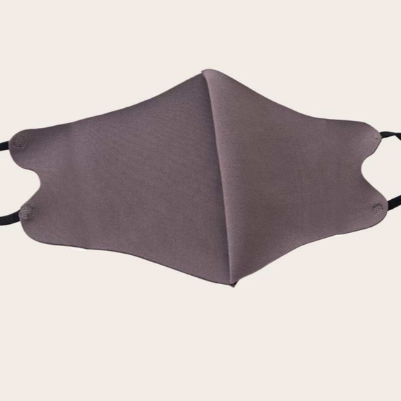 Tan Plaid Face Mask - Picture 3 of 5